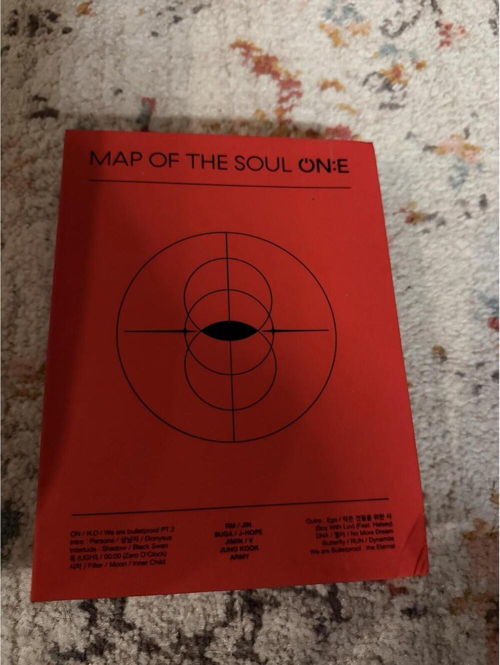 BTS GROUP [MAP OF THE SOUL ON:E DVD Photobook + DVD(3)]